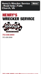 Mobile Screenshot of henryswrecker.com